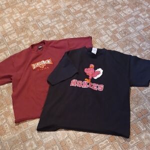 Hokies Men's Graphic Tees - Maroon & Black